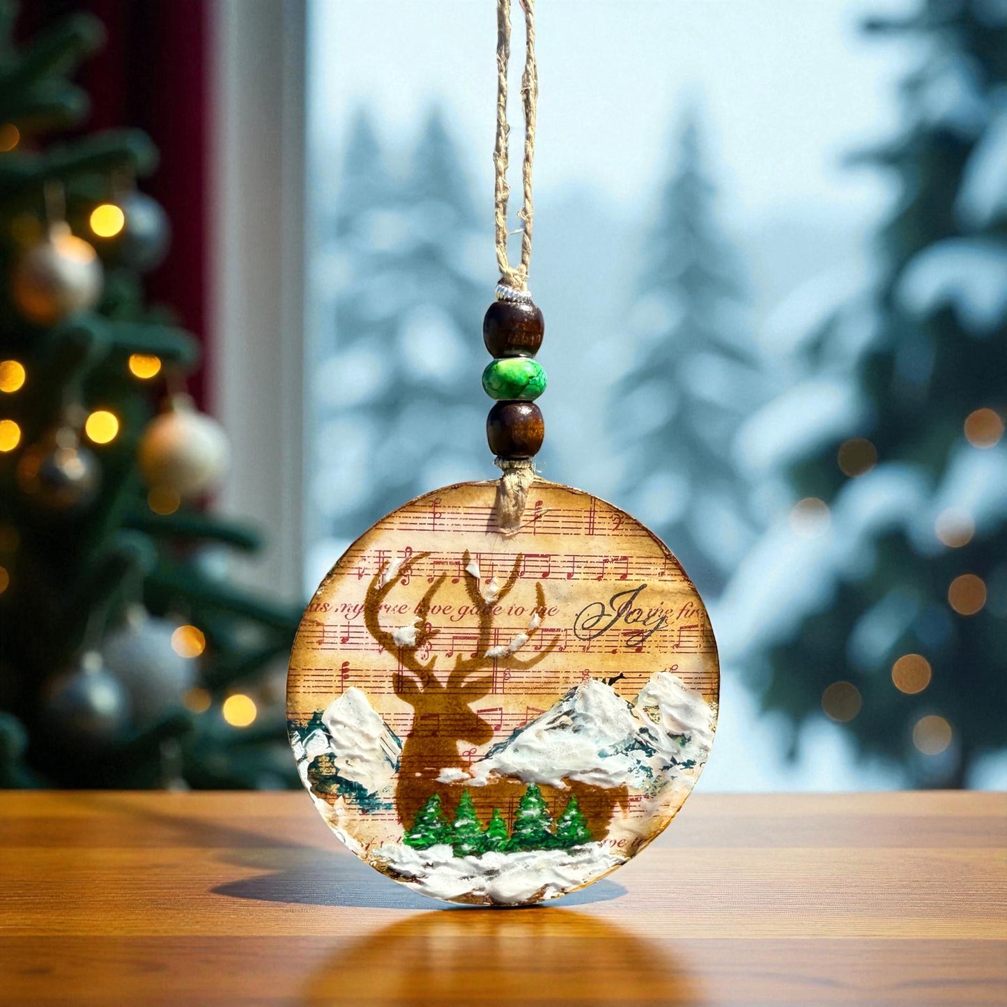 Hand Painted Wooden Ornaments