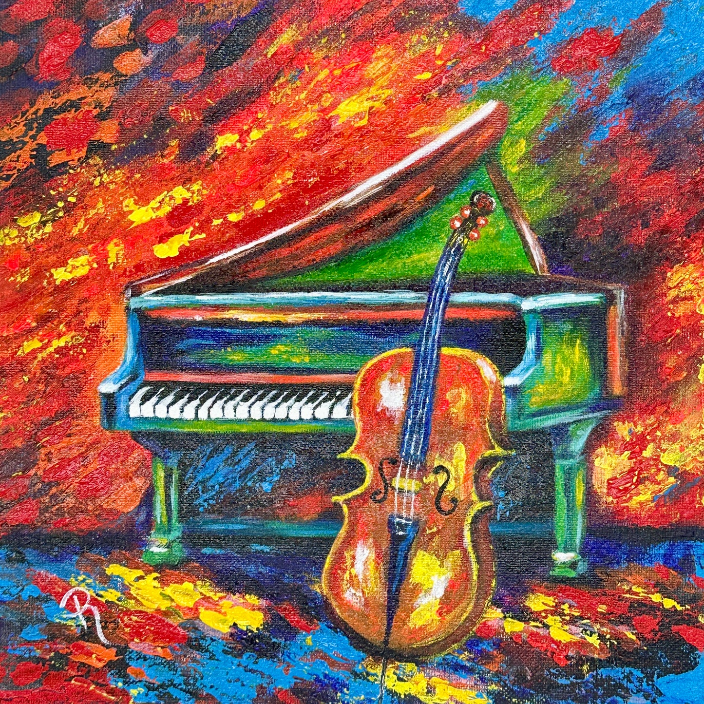 Strings and Keys Art Print