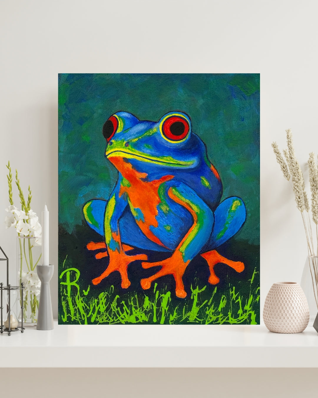 Jumpin' Jack Flash Acrylic Painting