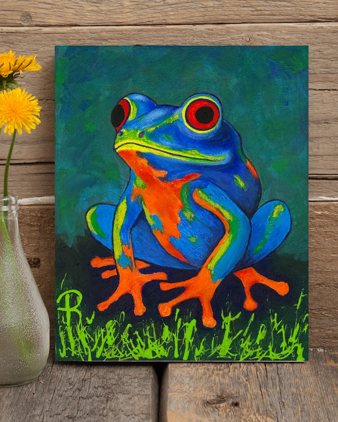 Jumpin' Jack Flash Acrylic Painting