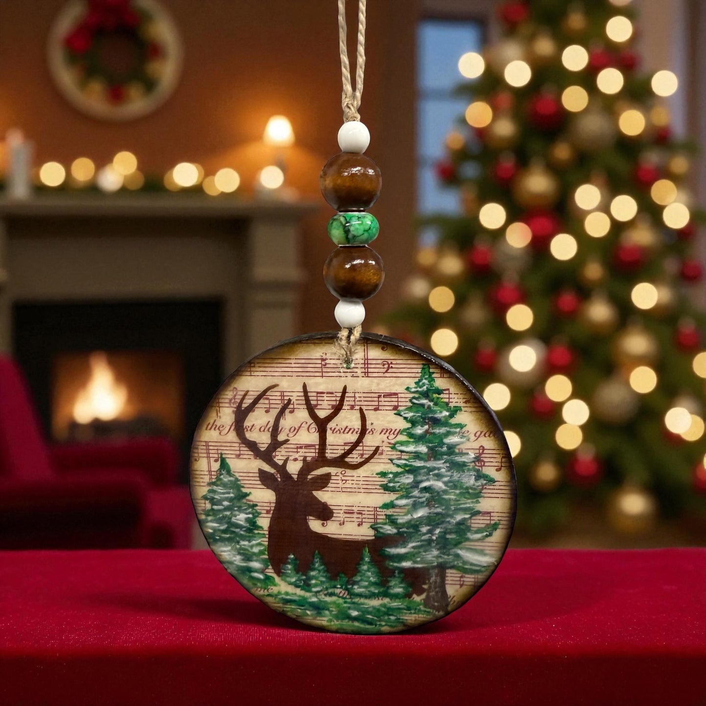 Hand Painted Wooden Ornaments