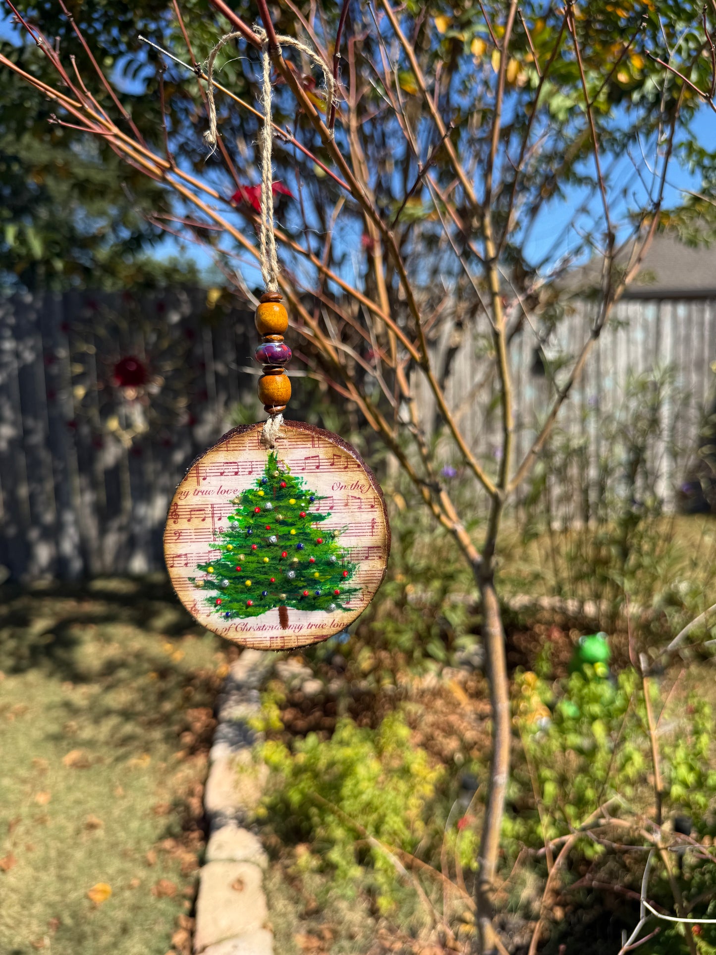 Hand Painted Wooden Ornaments