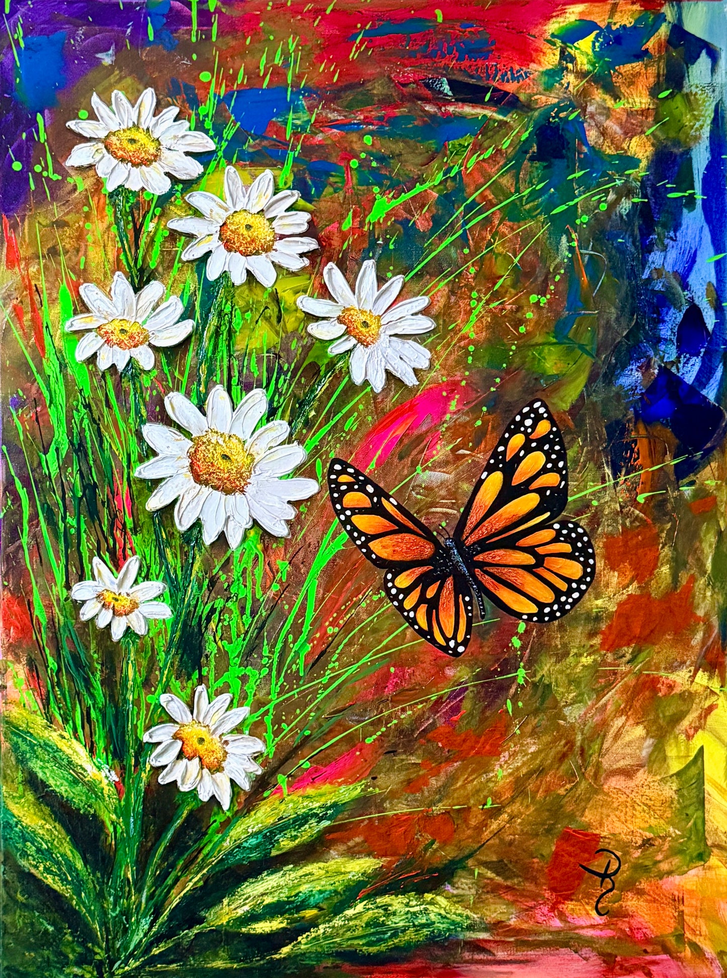 We Bloom Despite Art Print on Cradled Wood Panel