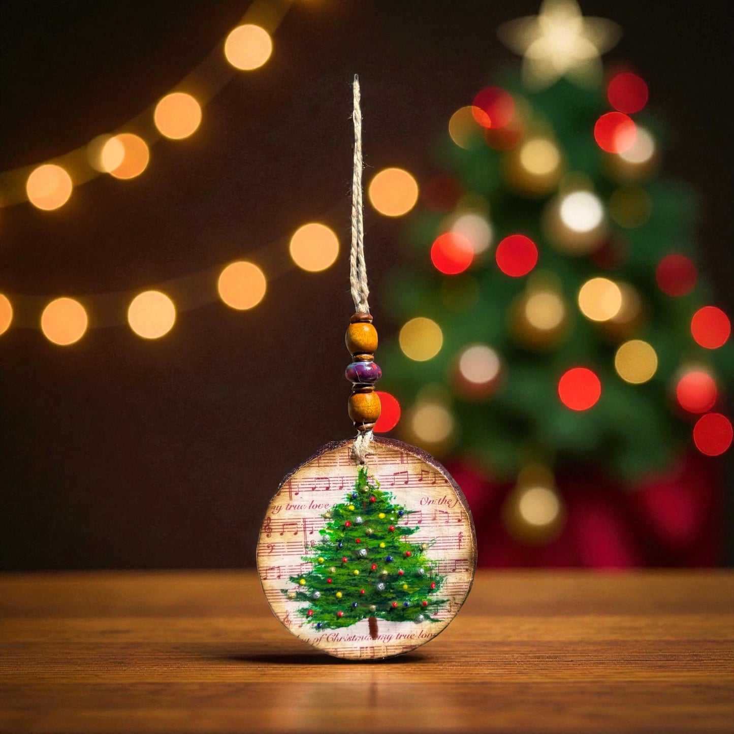 Hand Painted Wooden Ornaments