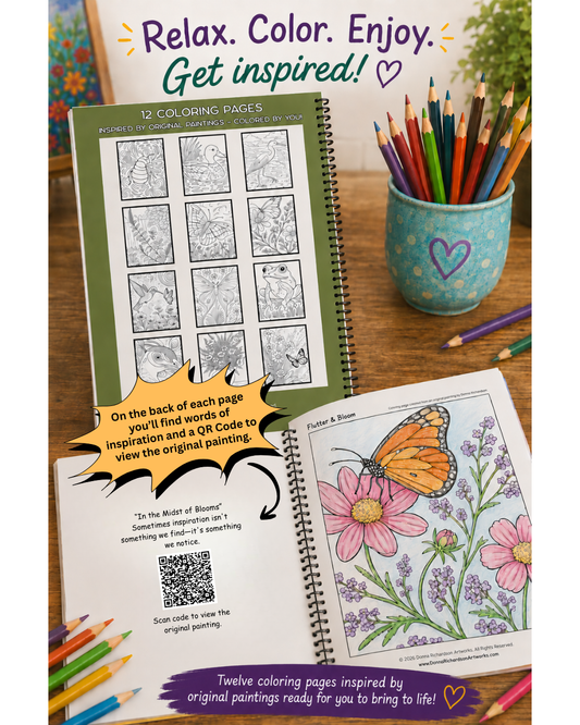 Color Me Inspired - Vol. 1 Artist Coloring Book