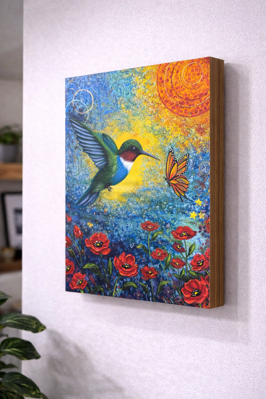 I See You Art Print on Cradled Wood Panel
