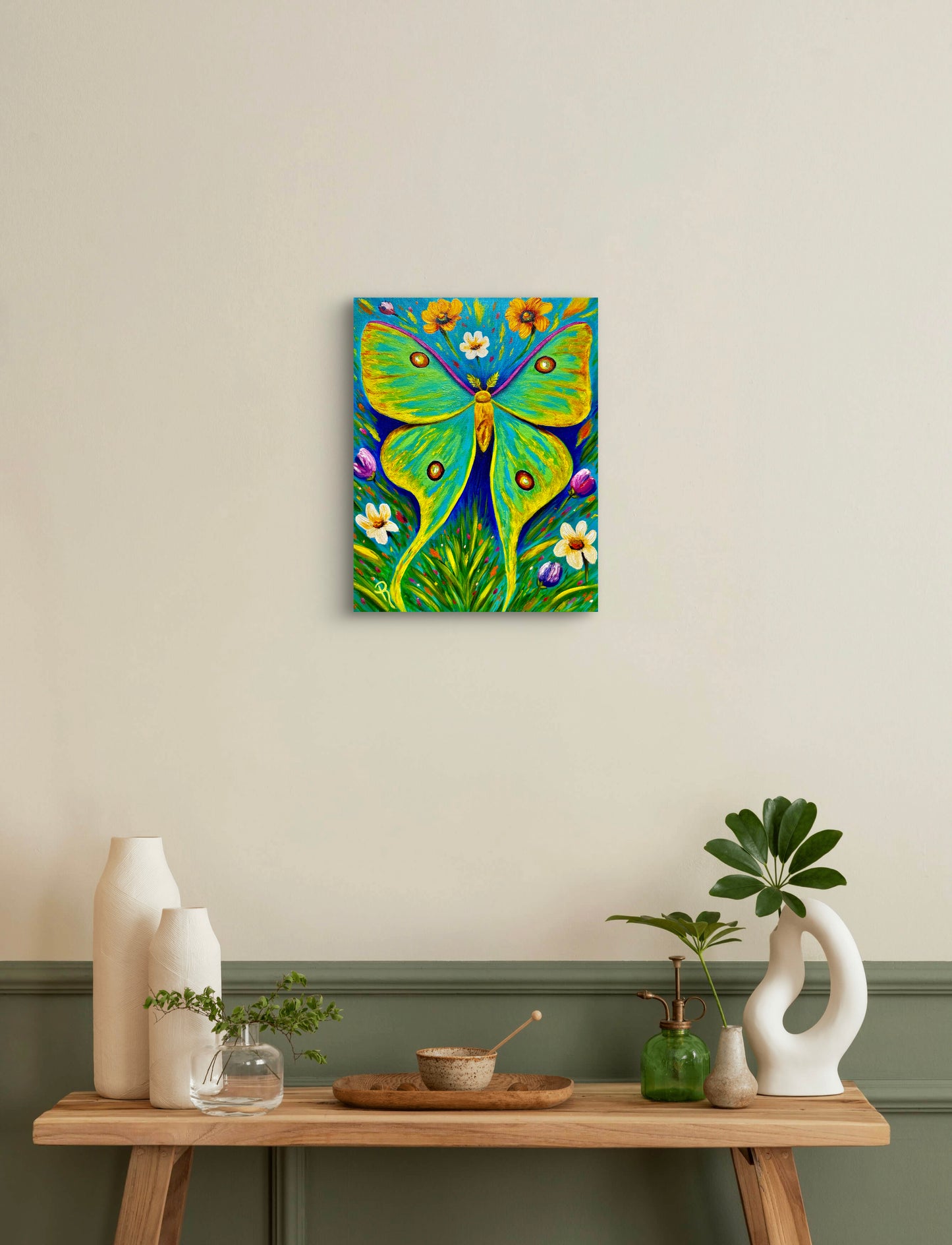 Luminous Luna Oil Painting