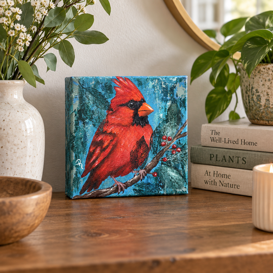 Berry Bright Acrylic Painting