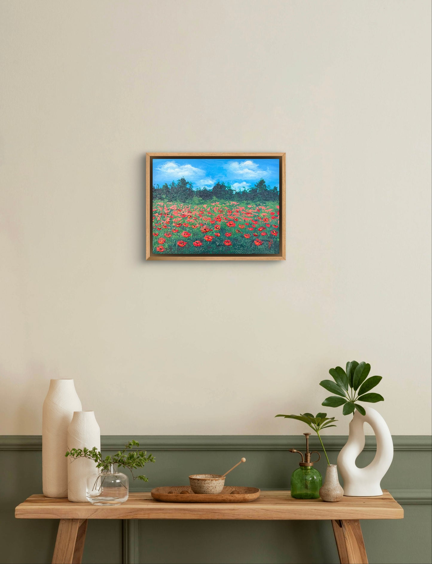 Sea of Poppies Acrylic Painting