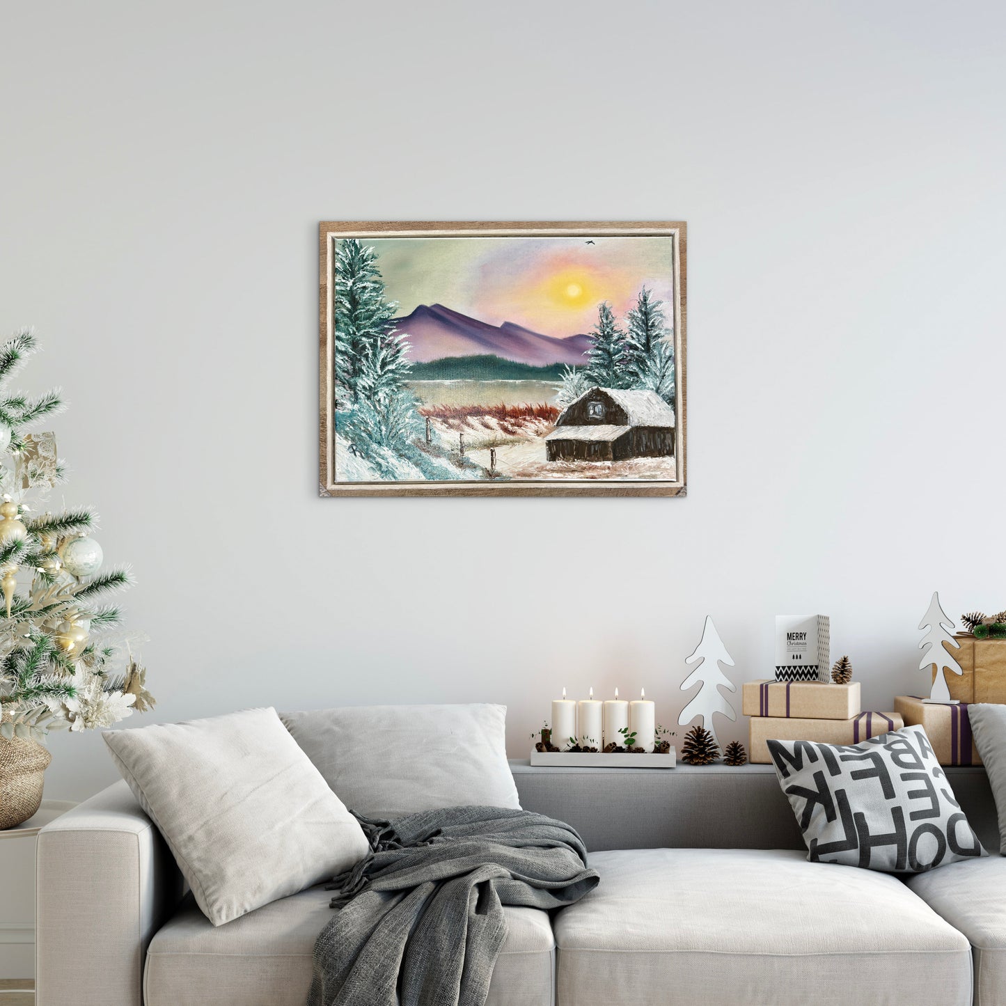 Whispers of Winter Oil Painting