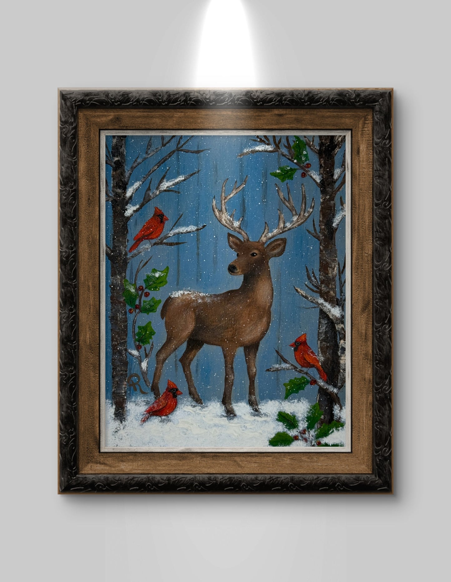 Winter Stillness Acrylic Painting