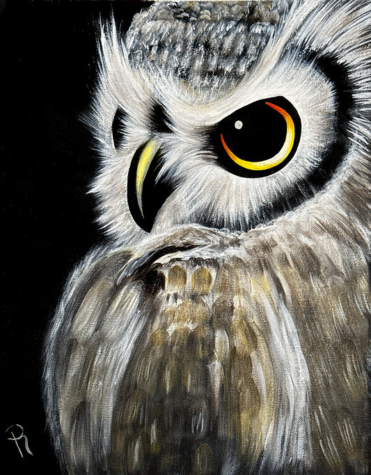 Midnight Owl Art Print
