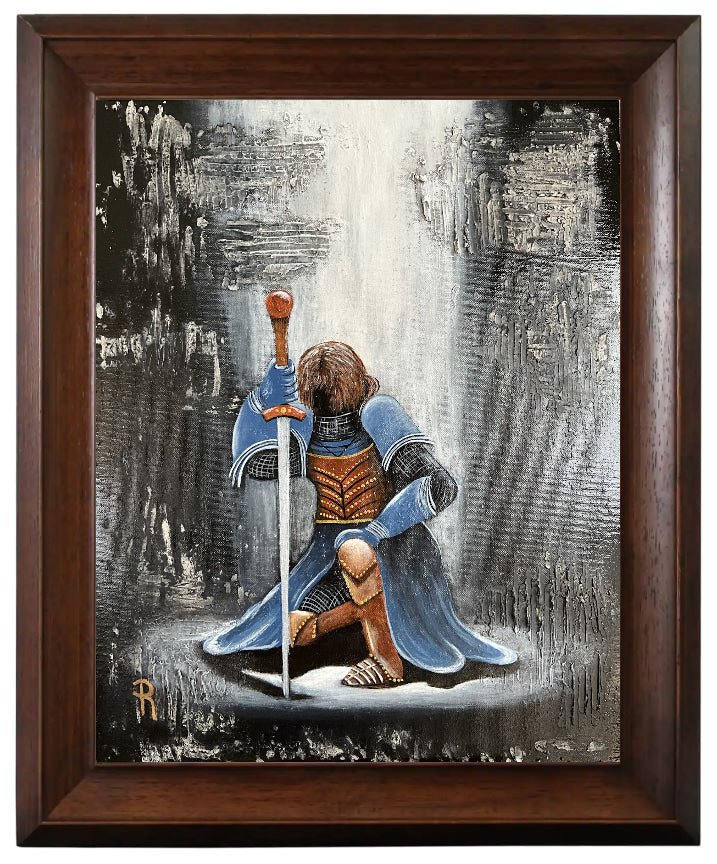 Sir William the Knight Acrylic Painting