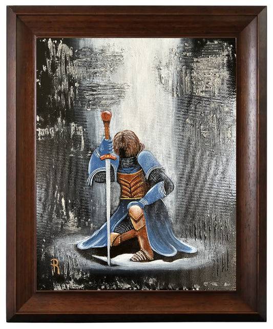 Sir William the Knight Acrylic Painting
