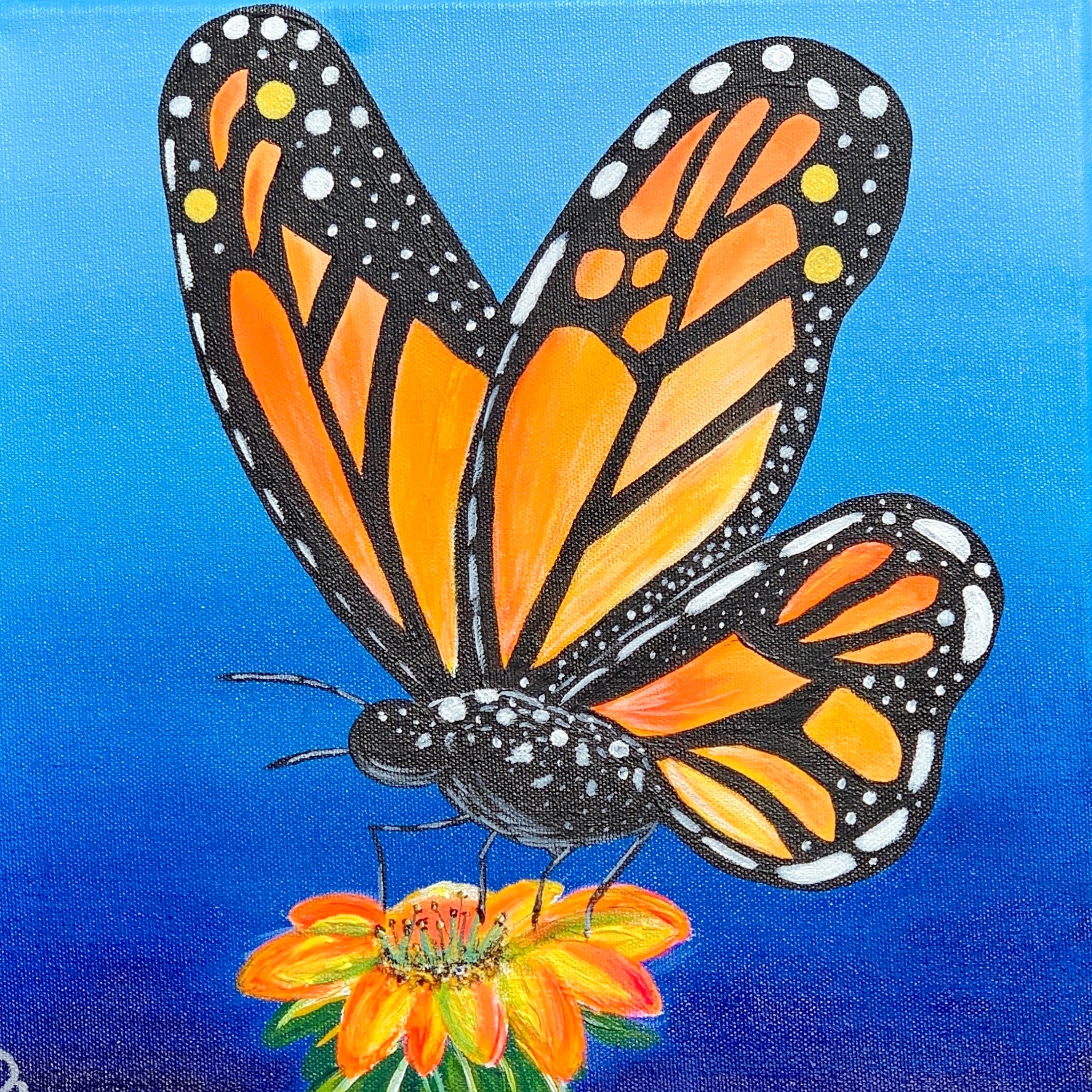 monarch butterfly paintings