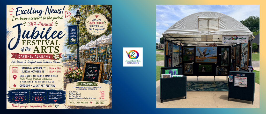 We're Heading to Daphne, AL — The 38th Annual Jubilee Festival of Arts!