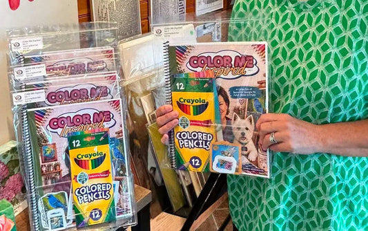 Color Me Inspired Coloring Book Sets Now Available Locally!