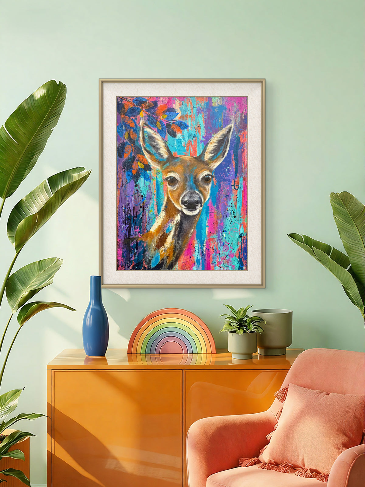 Between Wild and Wonder Acrylic Painting