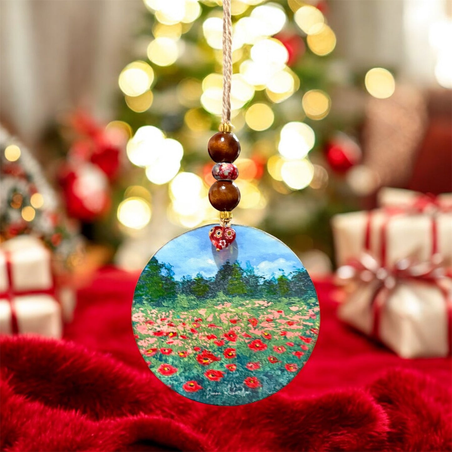 Hand Painted and Handcrafted Wooden Ornaments