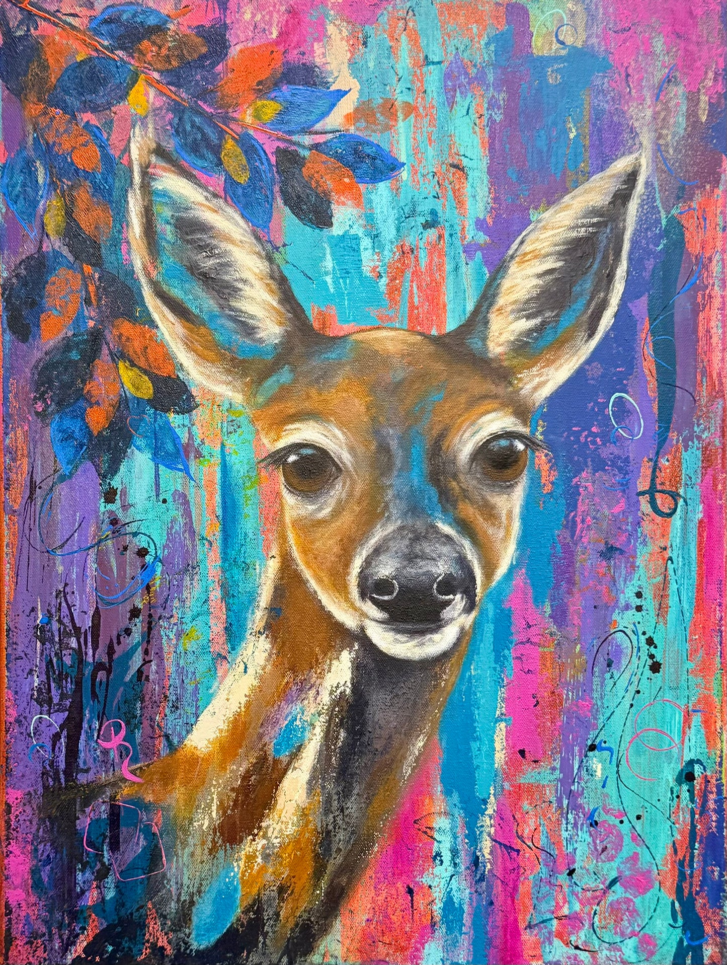 Between Wild and Wonder Acrylic Painting