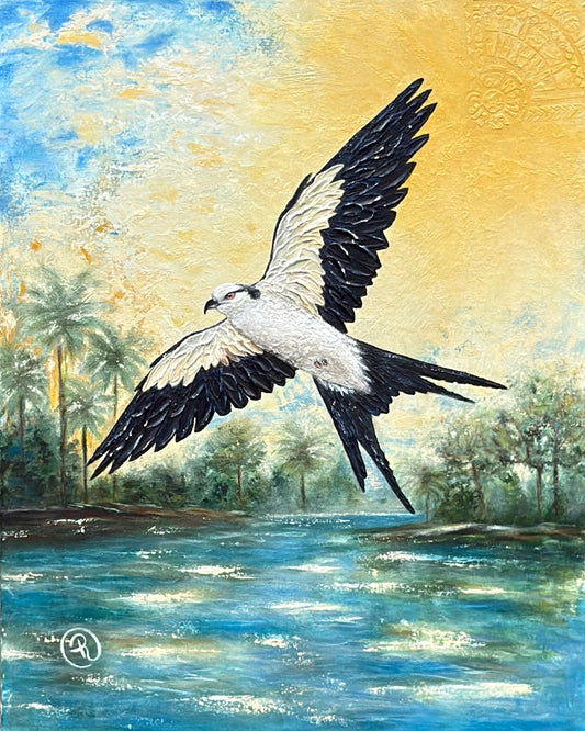 Carried by Grace Acrylic Painting