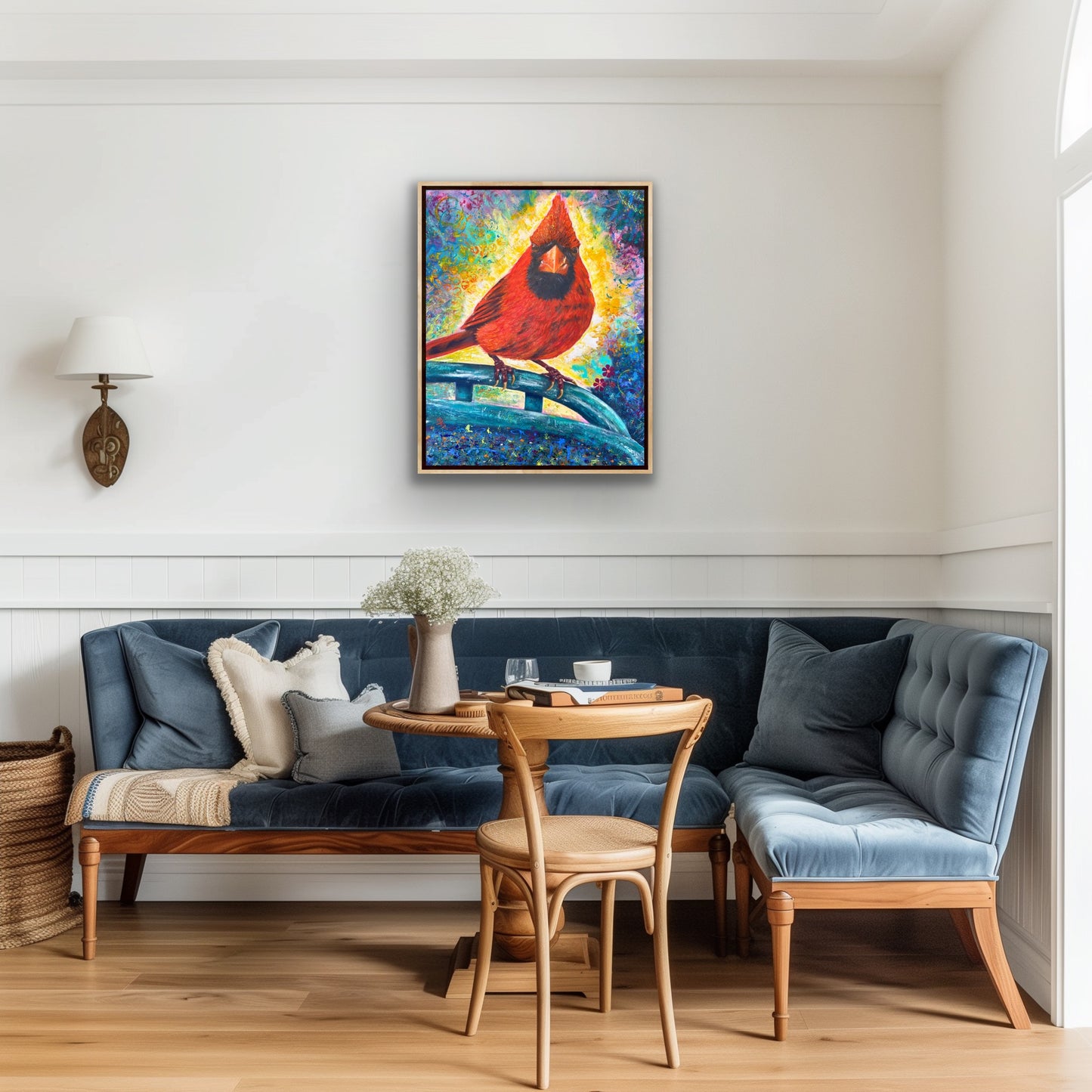 Red Birds Rule Acrylic Painting
