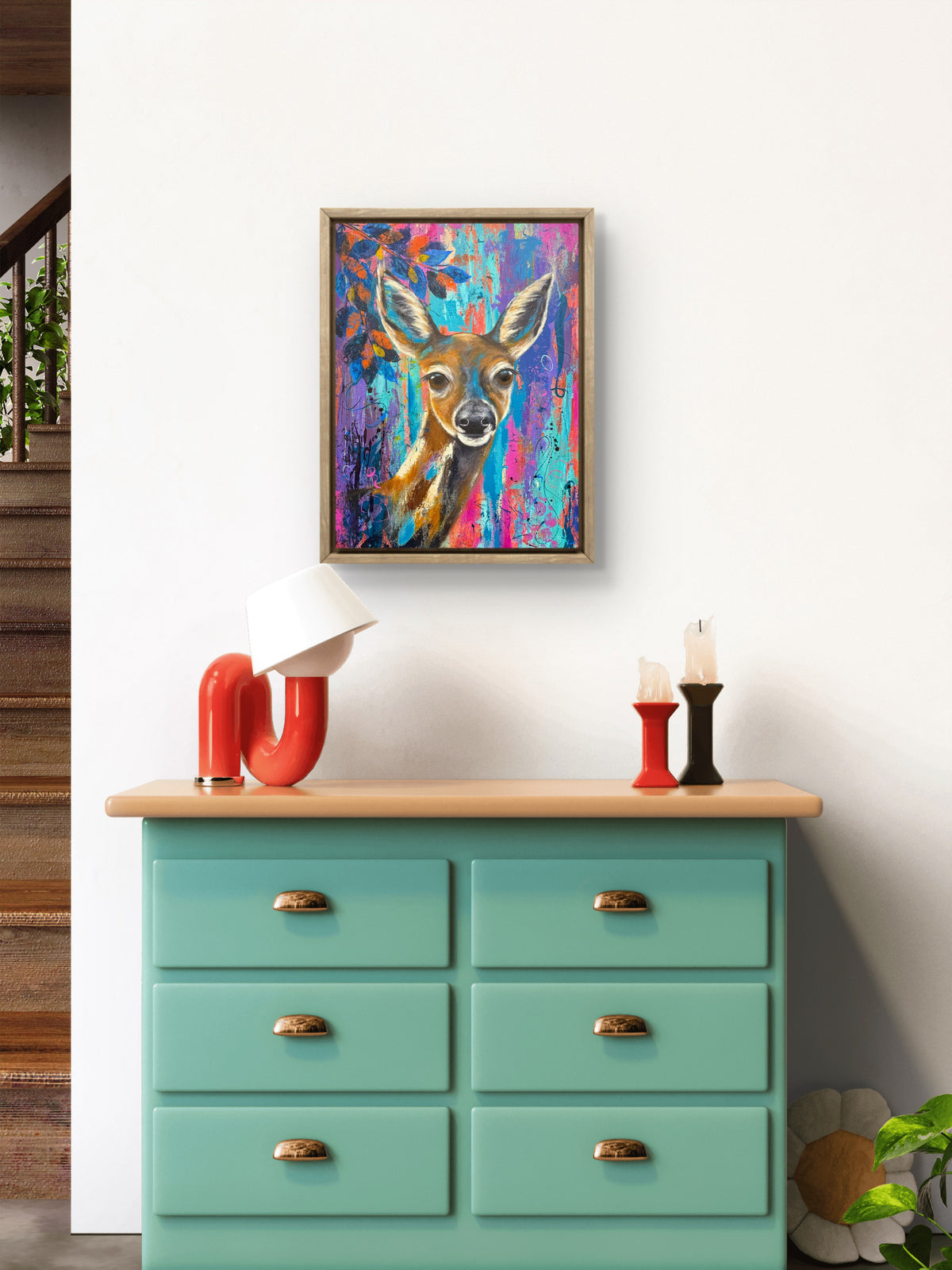 Between Wild and Wonder Acrylic Painting