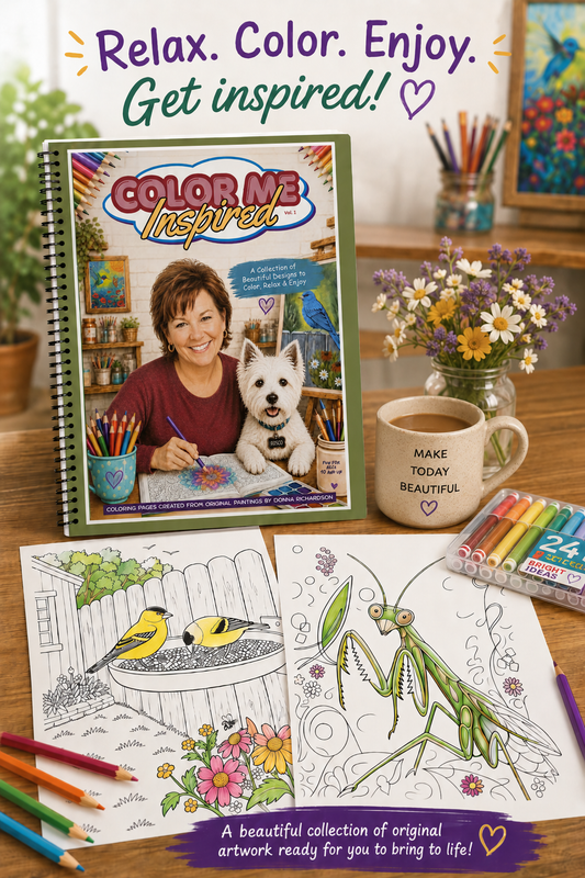 Color Me Inspired - Vol. 1 Artist Coloring Book