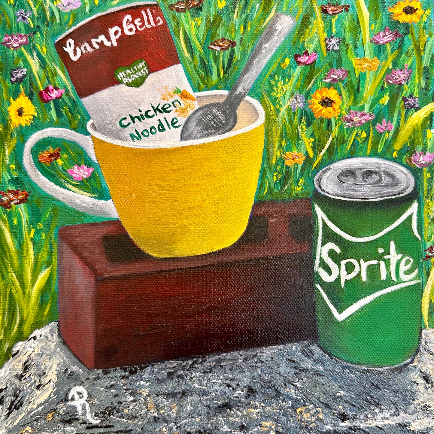 Spoonful of Comfort Oil Painting