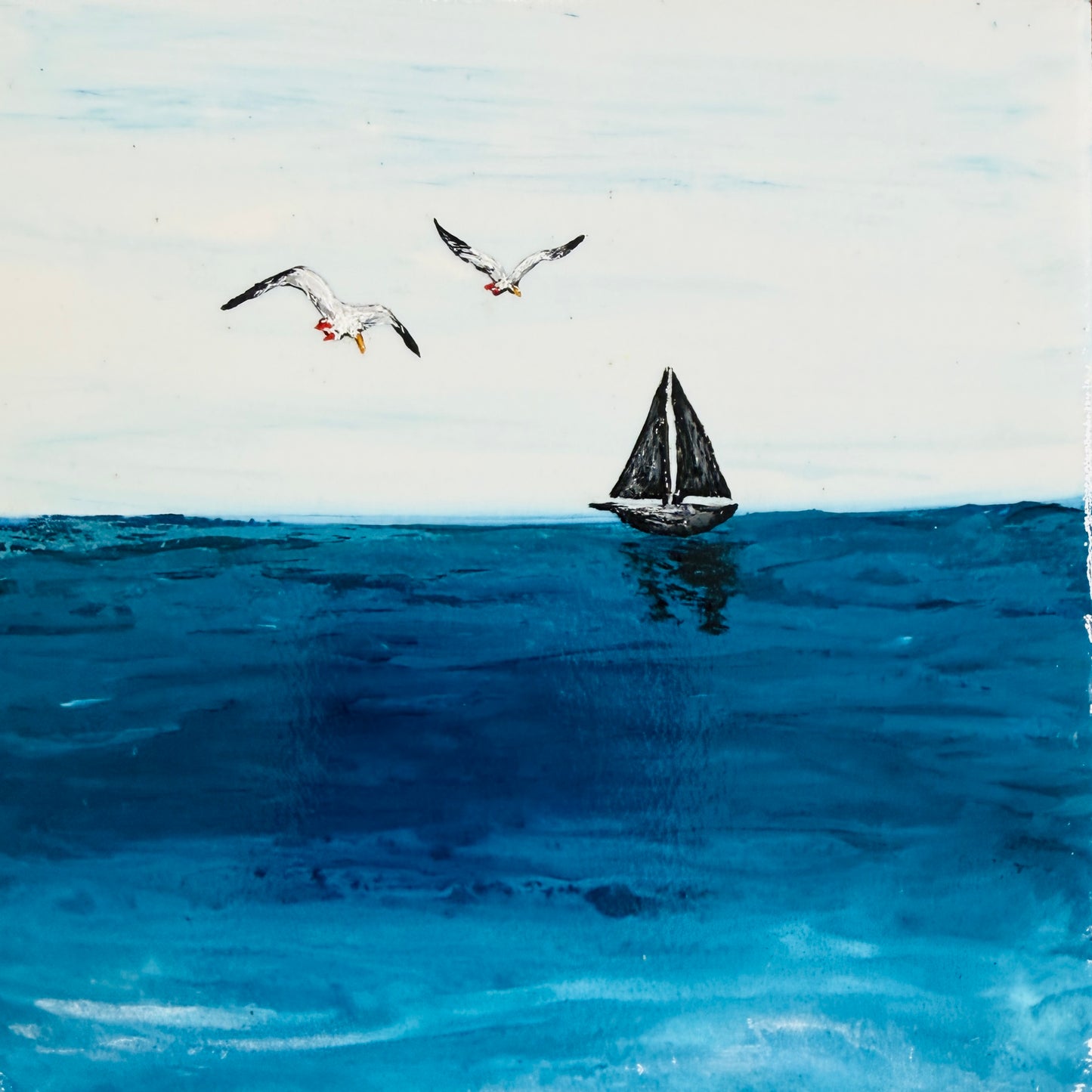 Still Waters Ceramic Tile Art