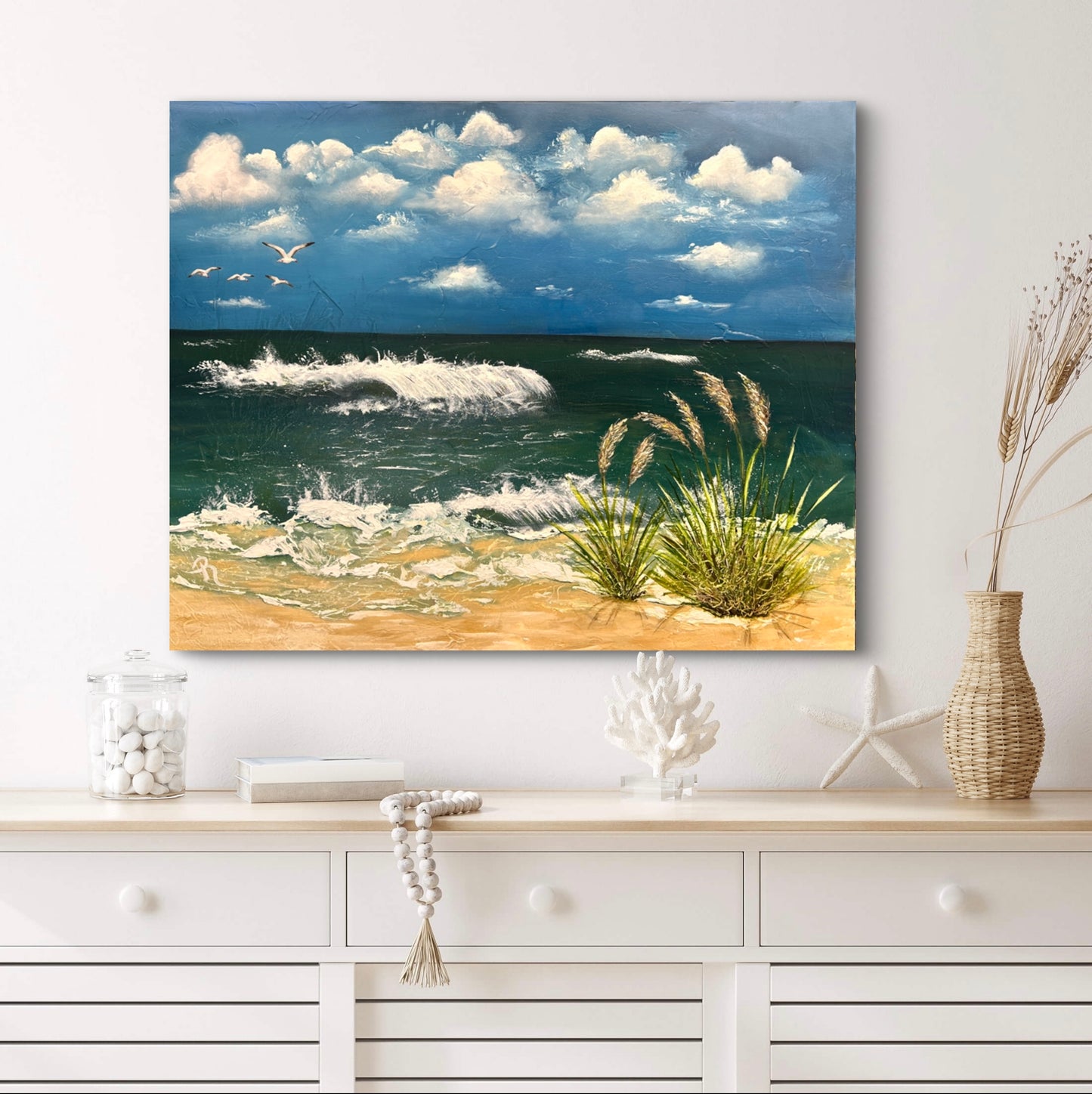 The Emerald Sea Oil Painting