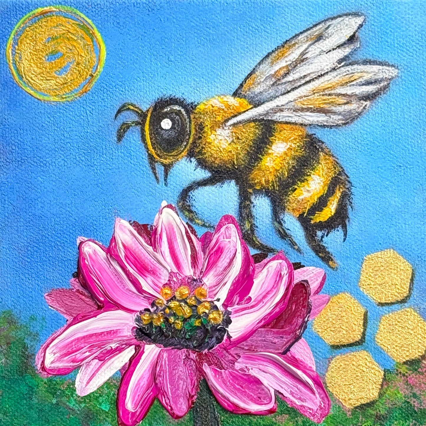 Sweet on Life Acrylic Painting