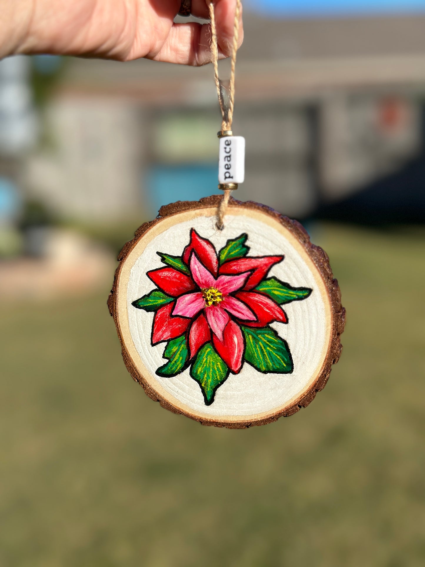 Hand Painted Wooden Ornaments