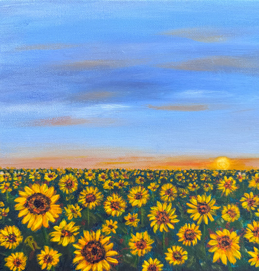 Field of Light Acrylic Painting