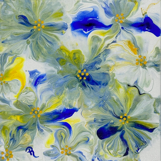 Pansy Dreams Acrylic Painting