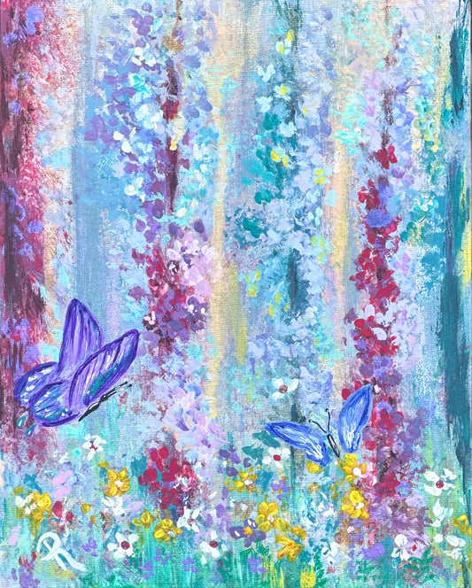 Kaleidoscope Forest Acrylic Painting