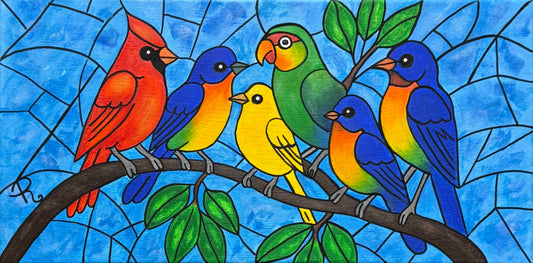 Stand By Me Acrylic Painting
