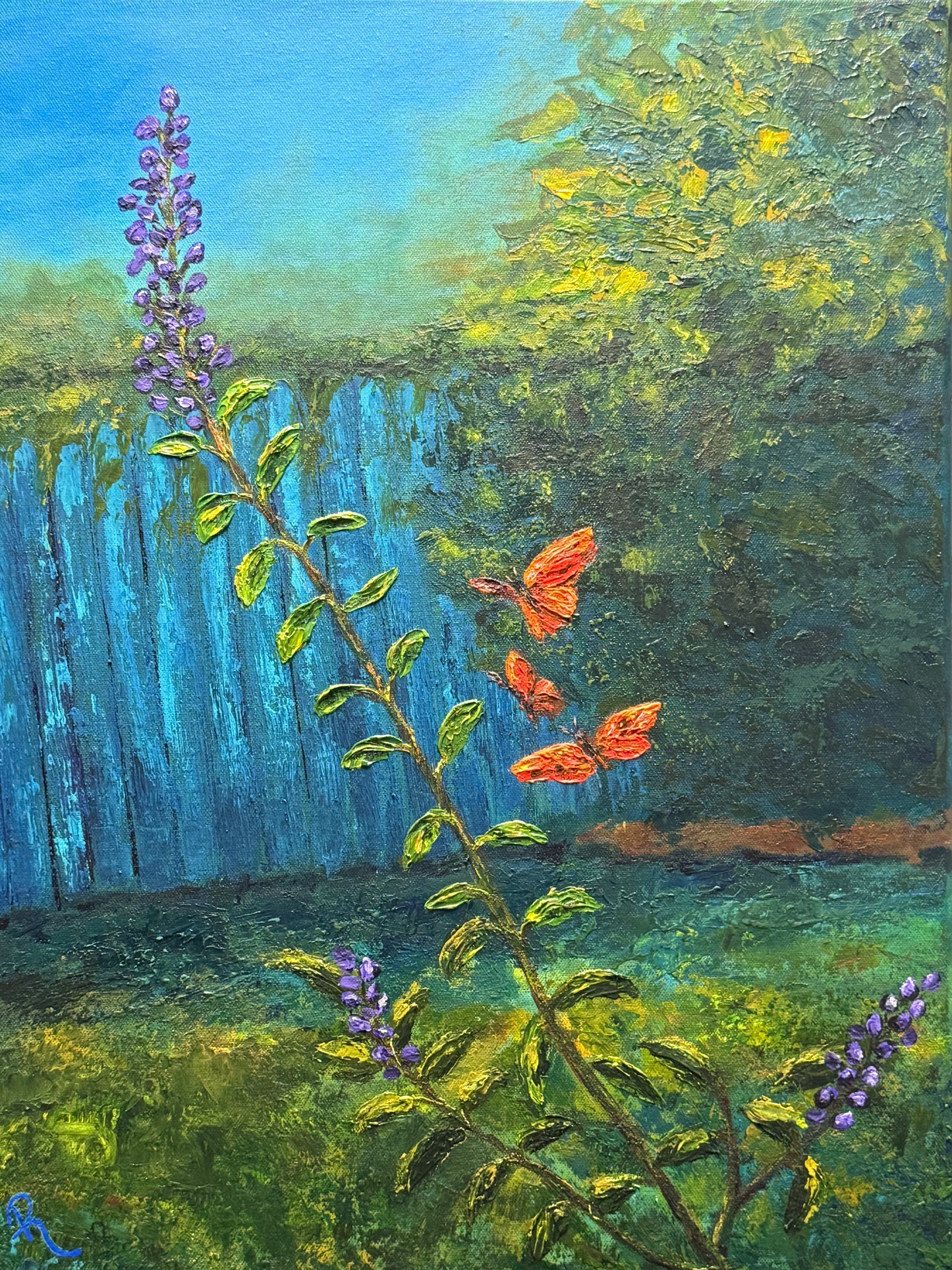 Flutterdance Acrylic Painting