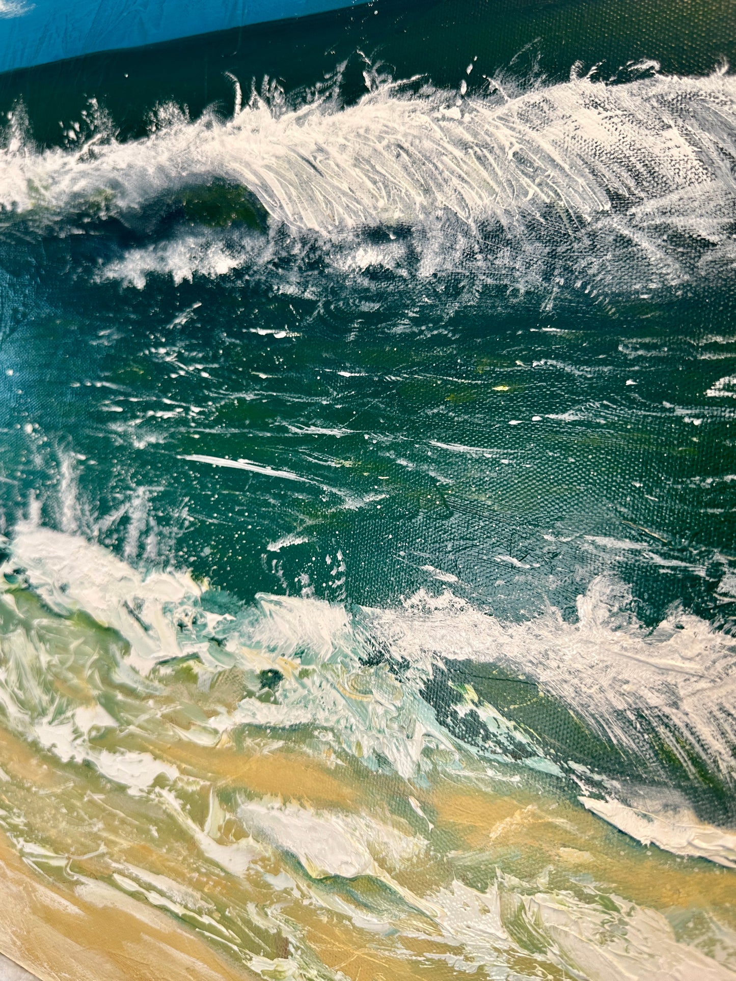 The Emerald Sea Oil Painting