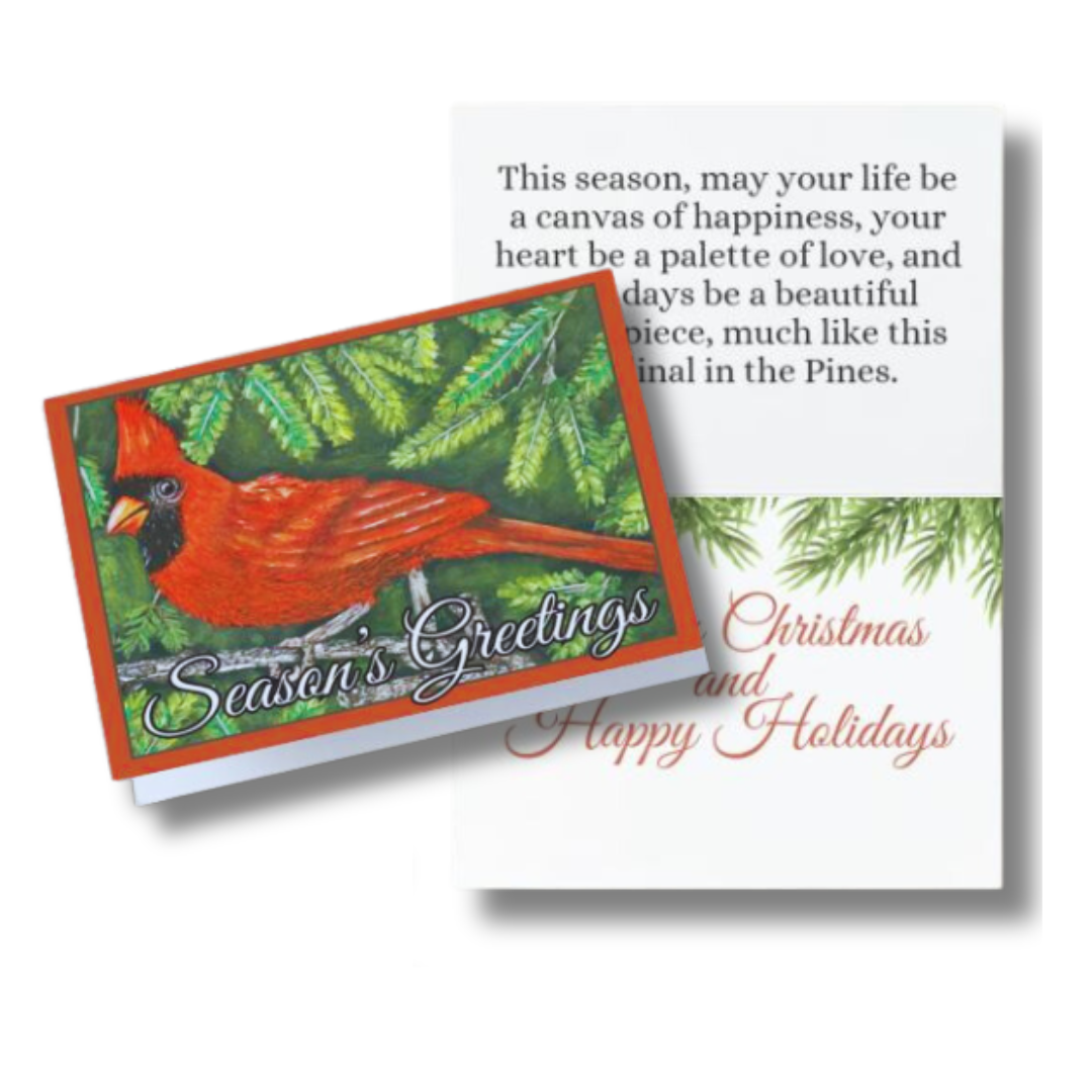 Fine Art Holiday Greeting Cards - Set of 5