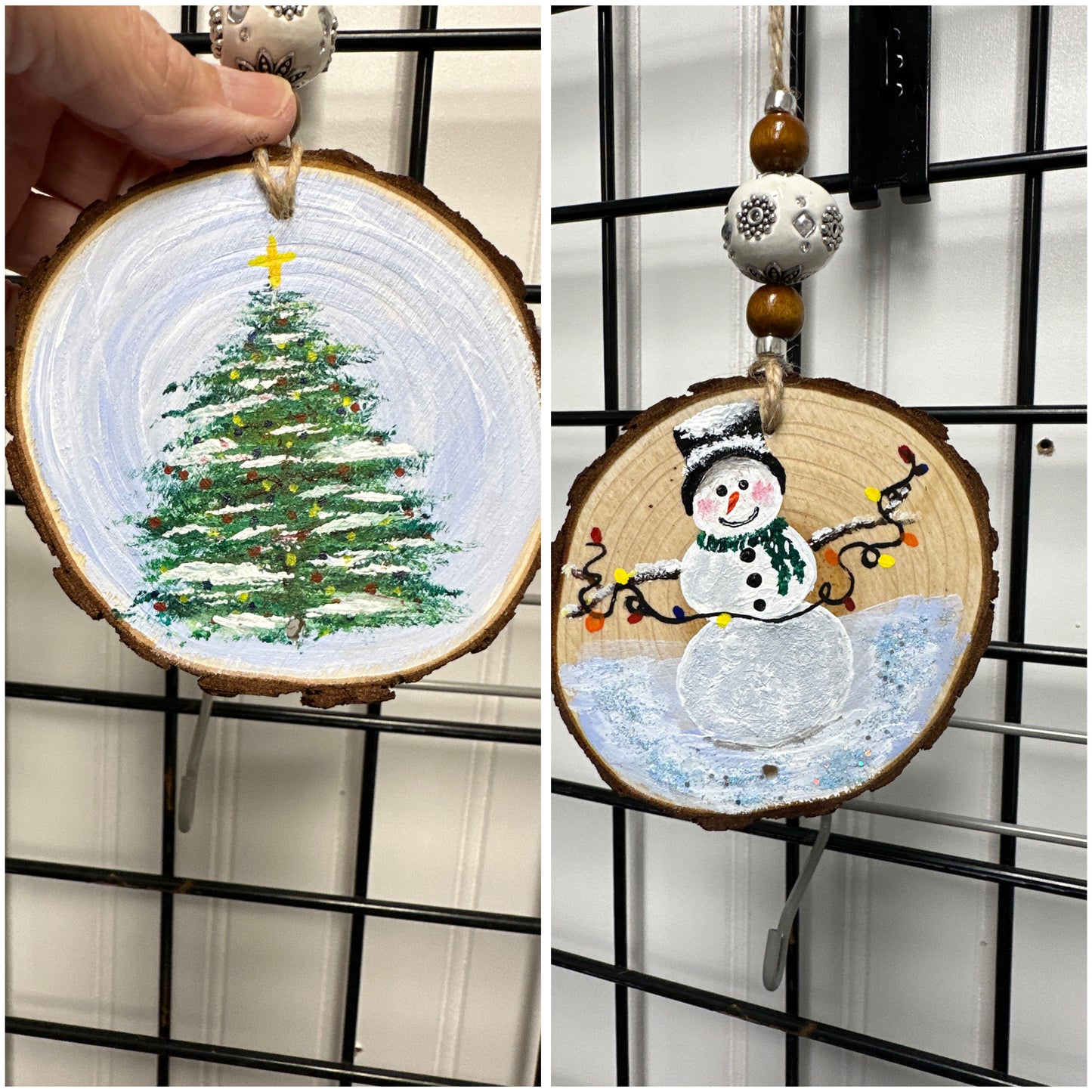 Hand Painted Wooden Ornaments