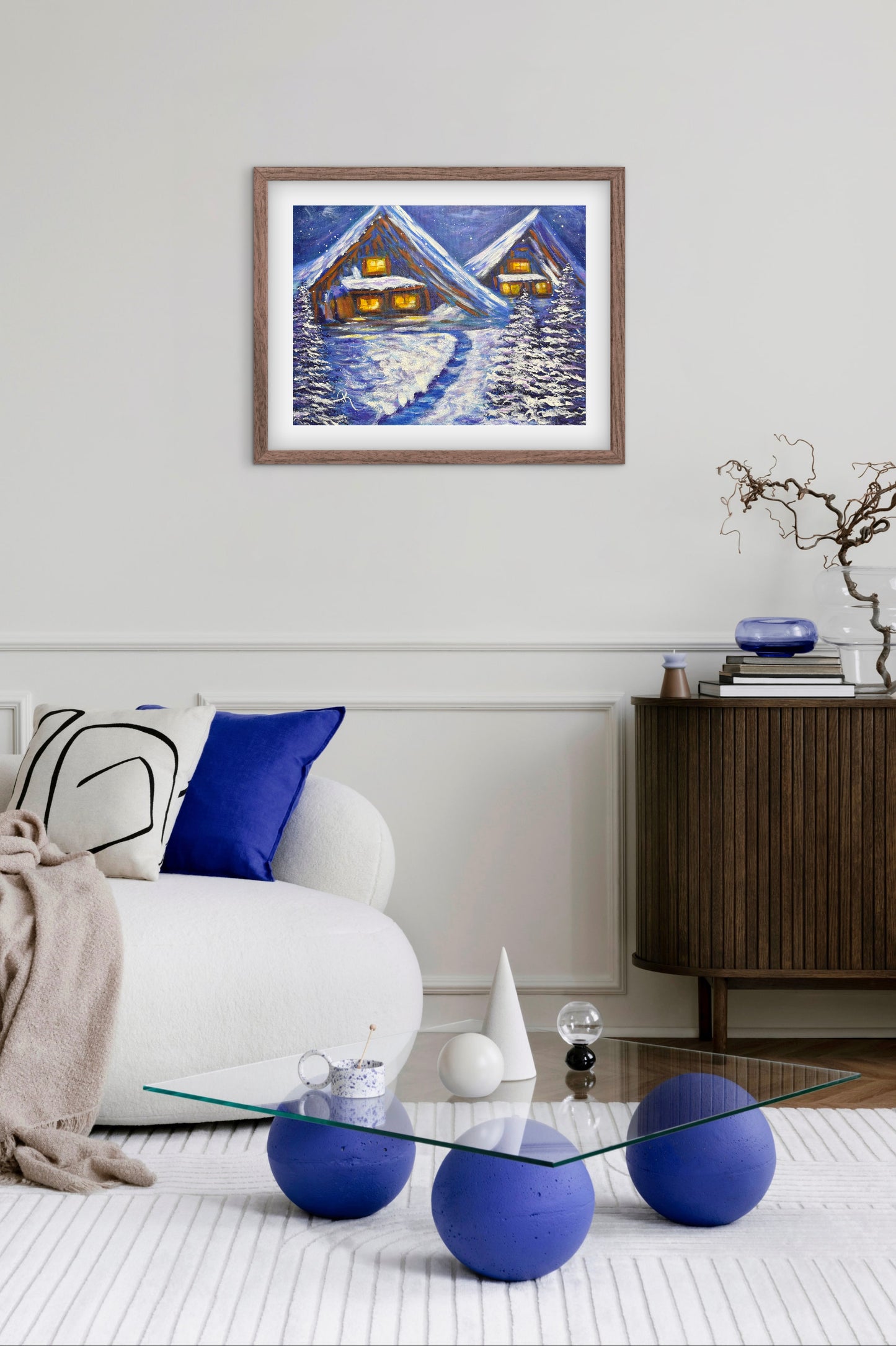 Where the Lights Lead Acrylic Painting