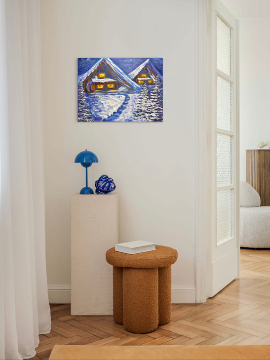 Where the Lights Lead Acrylic Painting