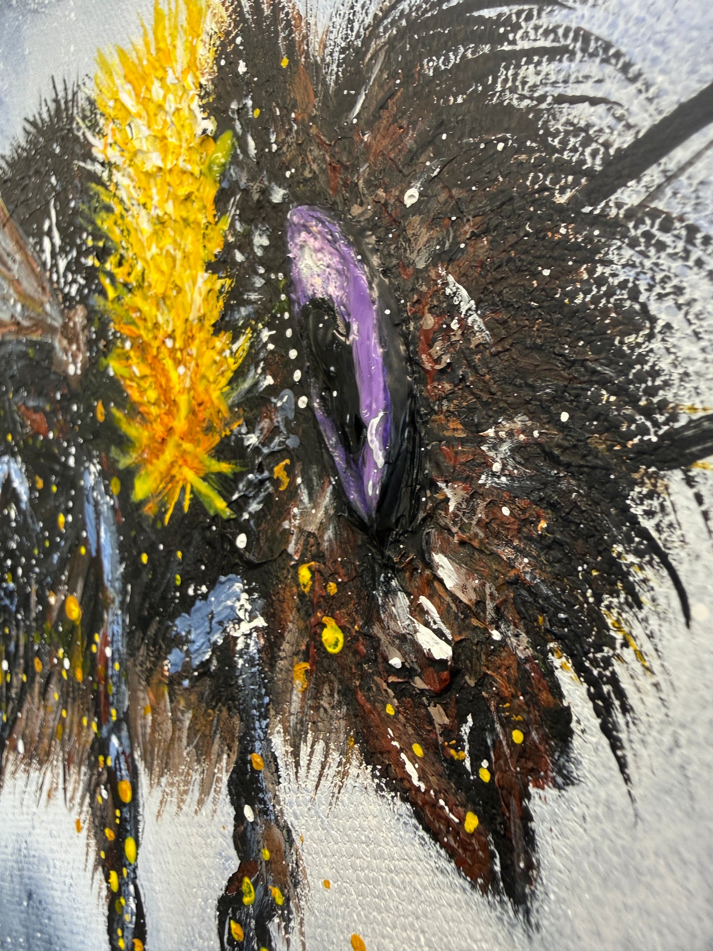 The Last Nectar Acrylic Painting
