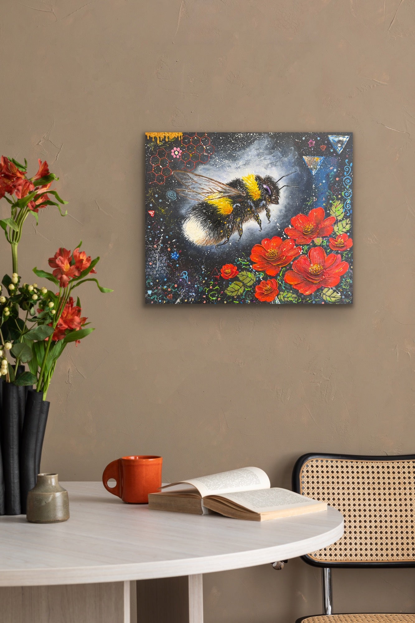 The Last Nectar Acrylic Painting