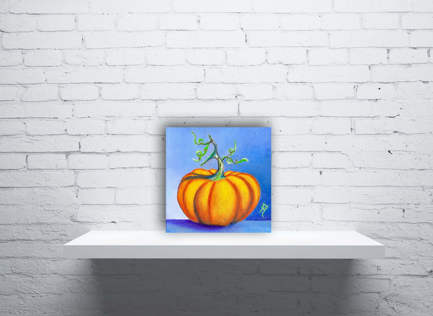 Mystic Pumpkin Oil Painting