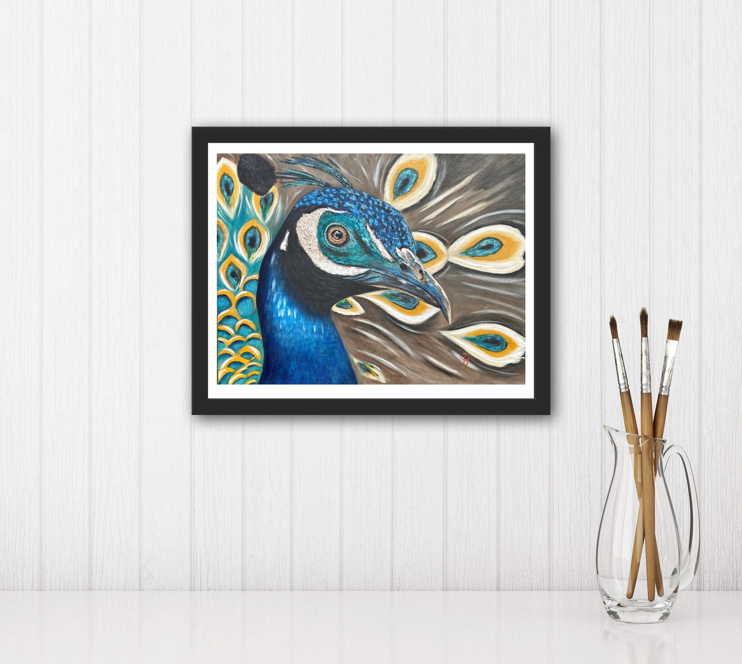 Majestic Peacock Art Print