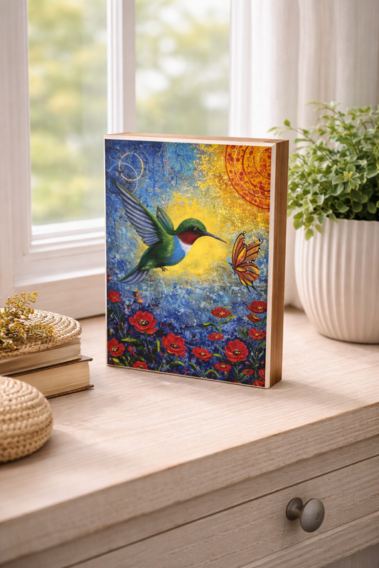 I See You Art Print on Cradled Wood Panel