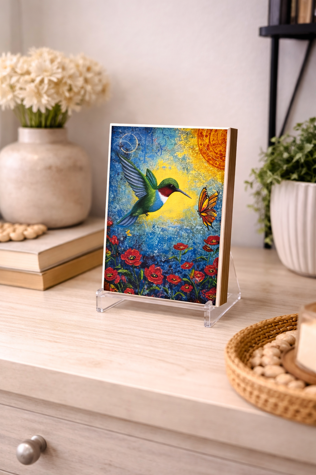 I See You Art Print on Cradled Wood Panel