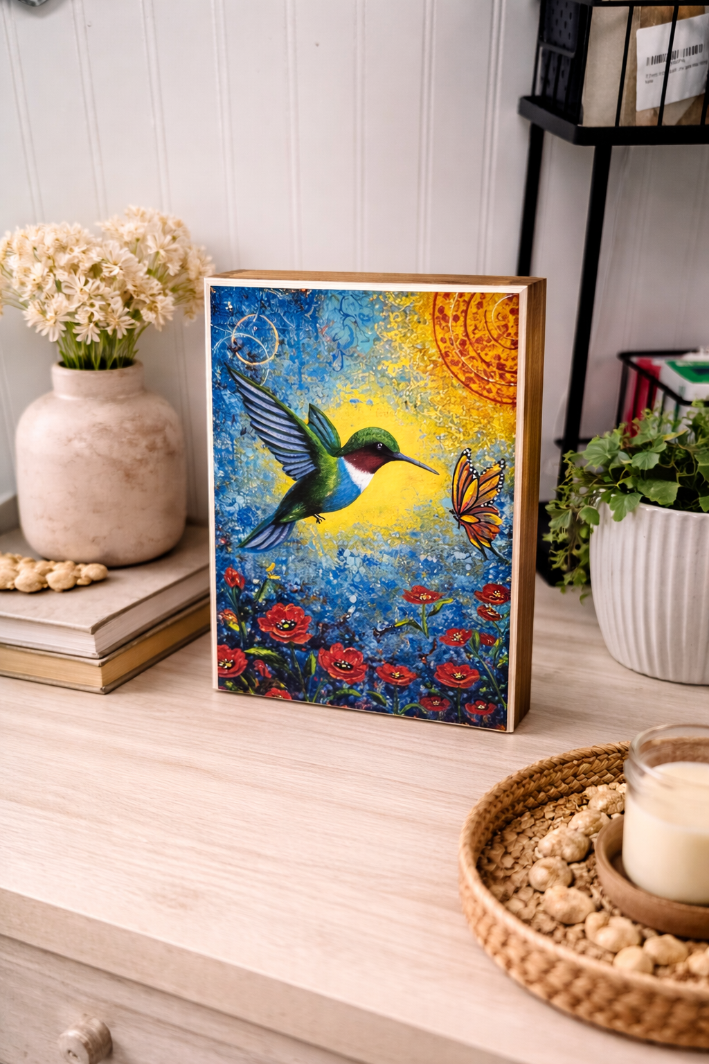 I See You Art Print on Cradled Wood Panel